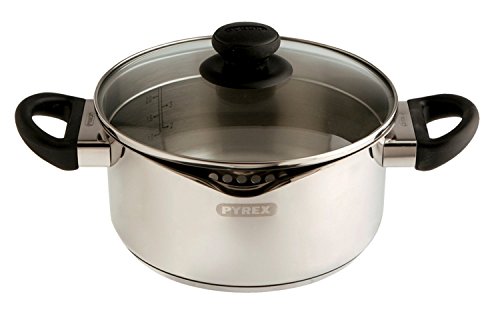 Pyrex F08UW Faitout / Couvercle Passoire Inox 20 cm Pyrex F08UW Faitout / Couvercle Passoire Inox 20 cm