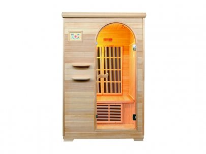 Sauna Infrarouge 2 places Gamme Carbone TALLINE II Sauna Infrarouge 2 places Gamme Carbone TALLINE II