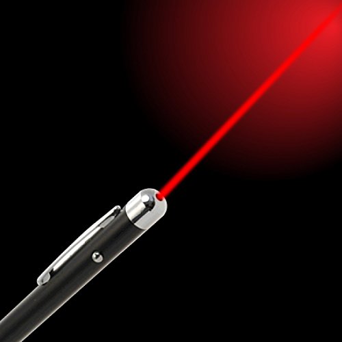SAVFY® Puissant 1MW Présentation Pointeur laser Pour présentations- Rouge; Réel 1mW, laser Pen, pointeur laser, 650nm Rouge faisceau laser Pen
