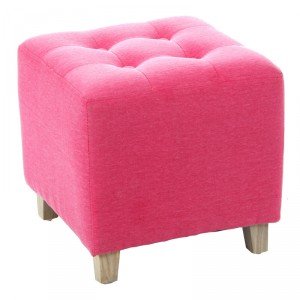 Pouf "Leandre" Lin Rose Pouf "Leandre" Lin Rose