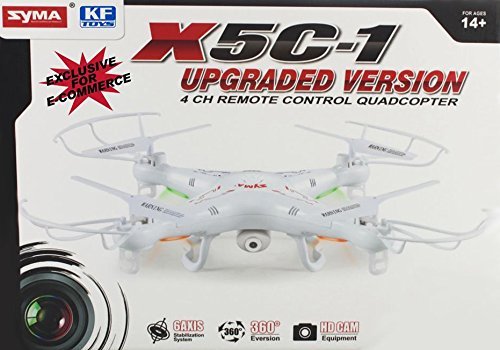 Drone Quadricoptère SYMA X5C-1 Version Améliorée avec CAMÉRA VIDÉO HD 2MP Drone Quadricoptère SYMA X5C-1 Version Améliorée avec CAMÉRA VIDÉO HD 2MP