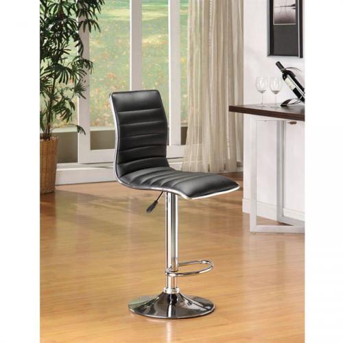 SLIM Lot de 2 Tabourets de bar noirs SLIM Lot de 2 Tabourets de bar noirs