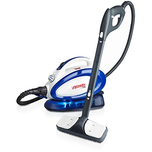Polti Nettoyeur vapeur Vaporetto Go 3,5 bar, vapeur 90 g/min, capacité 0,75 litre (Bleu/blanc) Polti Nettoyeur vapeur Vaporetto Go 3,5 bar, vapeur 90 g/min, capacité 0,75 litre (Bleu/blanc)