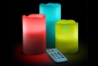 Set de 3 bougies LED Set de 3 bougies LED