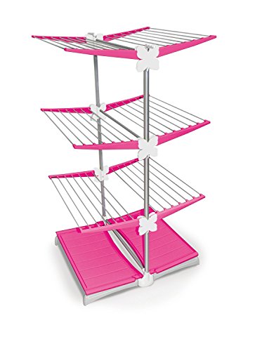 Meliconi Stendimeglio Quadrifoglio - Séchoir Vertical 33 m d'Étendage - Fuchsia Meliconi Stendimeglio Quadrifoglio - Séchoir Vertical 33 m d'Étendage - Fuchsia