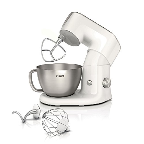Philips HR7951/00 Kitchen Machine Blender + Kit Pâtisserie Blanc et Gris Métallisé Philips HR7951/00 Kitchen Machine Blender + Kit Pâtisserie Blanc et Gris Métallisé