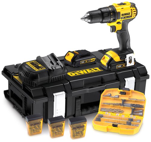 Dewalt DCD785C2KX ToughBox Perceuse à percussion sans fil 18 V avec 109 accessoires Dewalt DCD785C2KX ToughBox Perceuse à percussion sans fil 18 V avec 109 accessoires