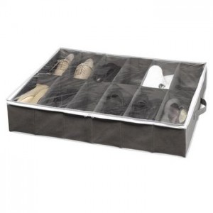 Housse Dessous De Lit Rangement 12 Paires de Chaussures Housse Dessous De Lit Rangement 12 Paires de Chaussures