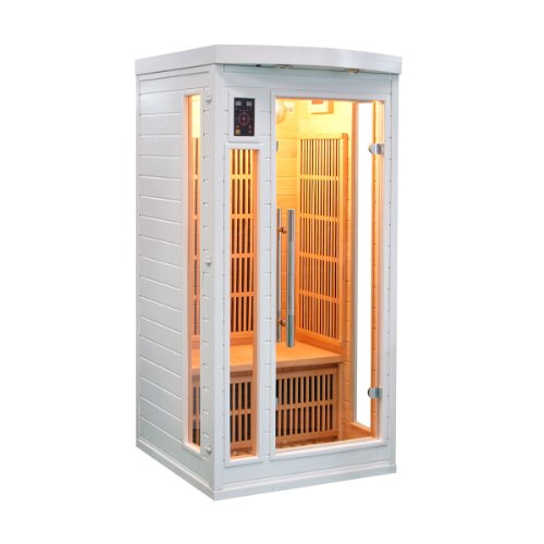 Sauna cabine infrarouge soleil blanc 1 place Sn-SOLEILBL1 Sauna cabine infrarouge soleil blanc 1 place Sn-SOLEILBL1