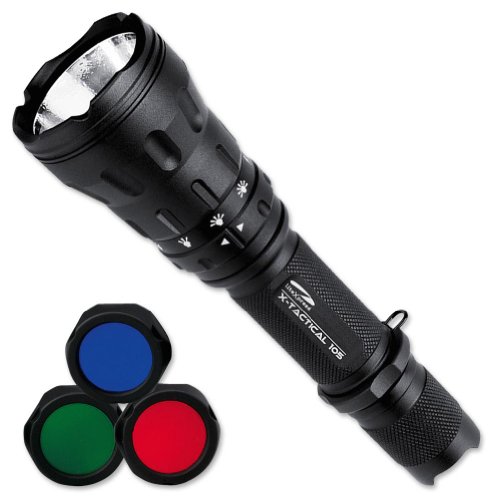 LiteXpress LXL448001B Lampe torche X-Tactical 105 avec LED jusqu'à 550 lm Noir LiteXpress LXL448001B Lampe torche X-Tactical 105 avec LED jusqu'à 550 lm Noir
