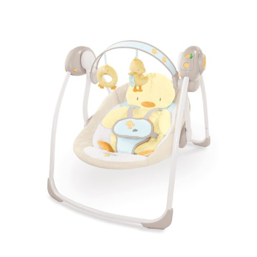 Bright Starts Comfort & Harmony Portable Swing-Snuggle Duckling Fashion