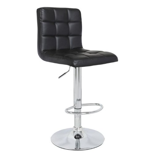 Lot de 2 Tabourets de bar CRUNCH noirs