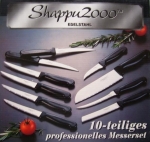 Set 10 couteaux Professionnel Shappu 2000