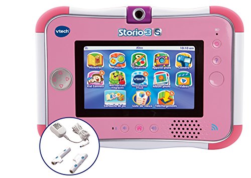 Vtech - 158865 - Jeu Électronique - Tablette tactile Storio 3S Wifi rose + Power Pack Vtech - 158865 - Jeu Électronique - Tablette tactile Storio 3S Wifi rose + Power Pack