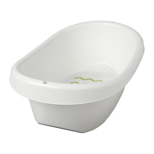 IKEA LÄTTSAM - bain de bébé, blanc, vert