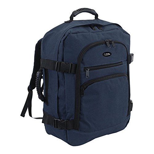 More4bagz - Sac à dos style fourre-tout très léger - dimensions cabine - capacité 45 L - 50 x 40 x 20 cm - Bleu marine More4bagz - Sac à dos style fourre-tout très léger - dimensions cabine - capacité 45 L - 50 x 40 x 20 cm - Bleu marine