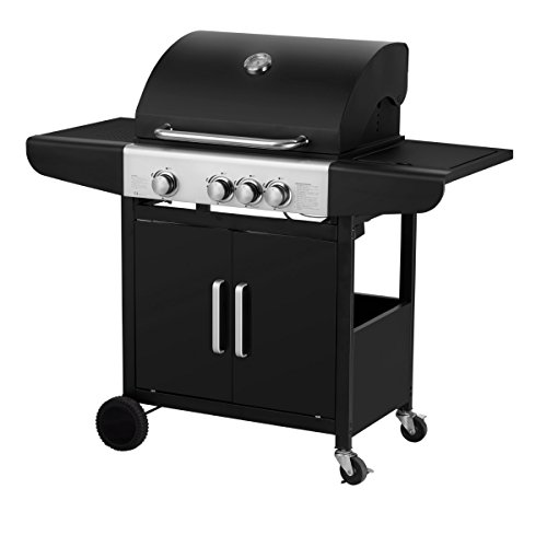 Barbecue au gaz 4 brûleurs (11,4kW) avec thermomètre Barbecue au gaz 4 brûleurs (11,4kW) avec thermomètre