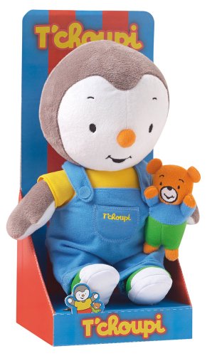 Jemini - 022693 - Peluche - T'Choupi Avec Ourson - 30 Cm