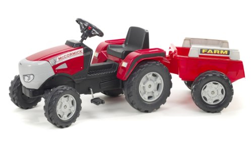 Falk - 984B - Vélo et Véhicule pour Enfant - Tracteur Mc Cormick XTX 165 + Remorque GM