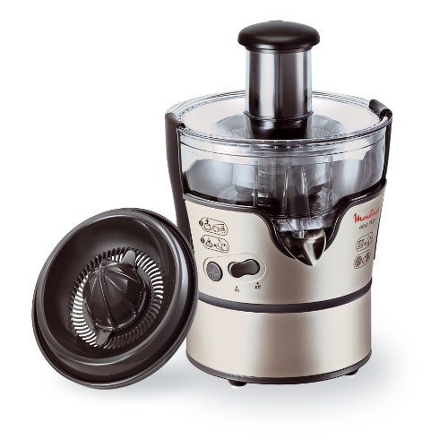 Moulinex JU385H10 Elea Duo Presse Agrumes et Centrifugeuse Argent Moulinex JU385H10 Elea Duo Presse Agrumes et Centrifugeuse Argent