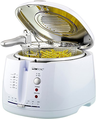 Clatronic Fr 2881 Friteuse 2.2 Litres 1.600 Watts Grand Panier à Frire Thermostat Réglable Poignée Amovible Clatronic Fr 2881 Friteuse 2.2 Litres 1.600 Watts Grand Panier à Frire Thermostat Réglable Poignée Amovible