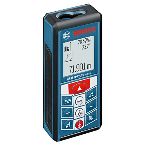 Bosch GLM80 Télémètre laser avec mesure d'angle d'inclinaison 80 m Bosch GLM80 Télémètre laser avec mesure d'angle d'inclinaison 80 m