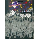 Porte-clés squelette 'fluo' x 12