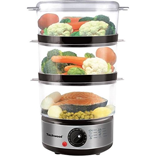 TECHWOOD Cuiseur Vapeur 6 litres TECHWOOD Cuiseur Vapeur 6 litres